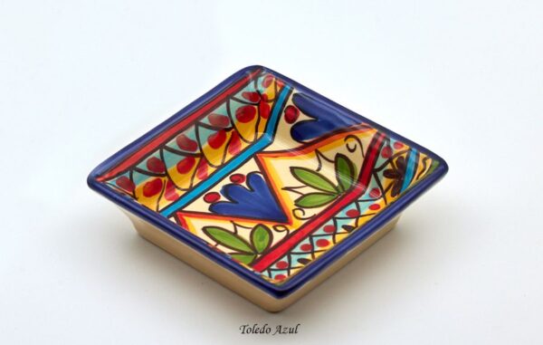 Bandeja 11x11cm Toledo Azul