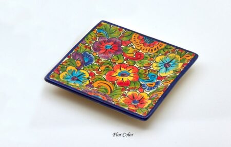 Bandejas 15x15cm Flor Color