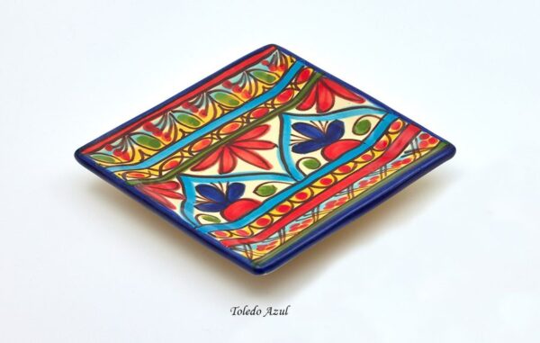 Bandeja 15x15cm Toledo Azul