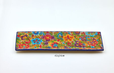 Bandeja 41x14cm Flor Color