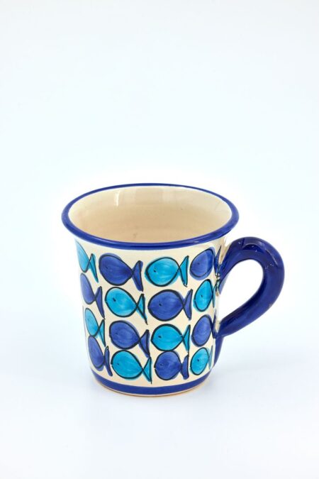 Taza Peces Azul