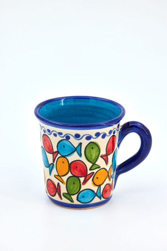 Taza Peces Colores Vajillas Santis Fabricantes De Cer mica Artesanal taza-peces-colores-vajillas-santis-fabricantes-de-cer-mica-artesanal
