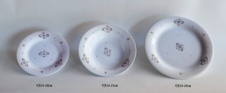 Plato Llano Hondo Postre Vajilla VA14